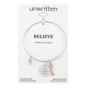 Unwritten Stainless Steel Adjustable Bracelet